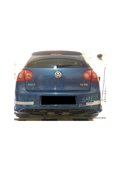 Volkswagen Golf 5 R32 Arka Ek Plastik Difüzör