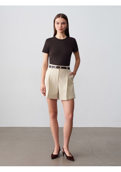 Dilvin 32779 Bisiklet Yaka T-shirt-koyu Kahve Kahverengi Dilvin 32779 Bisiklet Yaka T-shirt-koyu Kahve Kahverengi