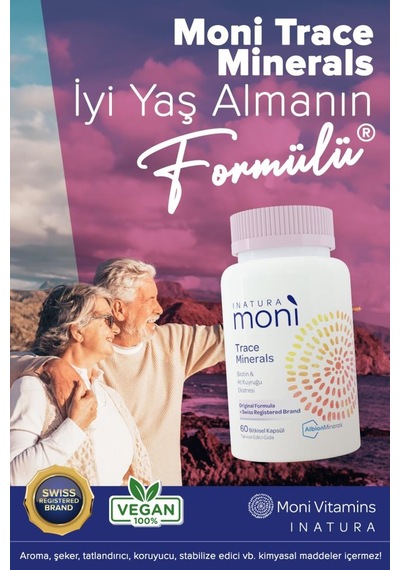 Inatura Moni Trace Minerals Biotin & At Kuyruğu Ekstresi 120 Kapsül