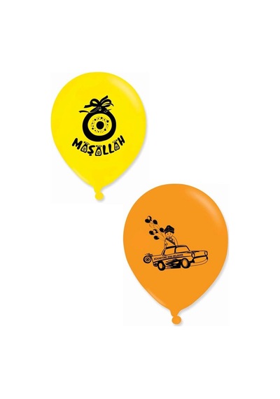 Maşallah Yazılı Balon Çok Renkli