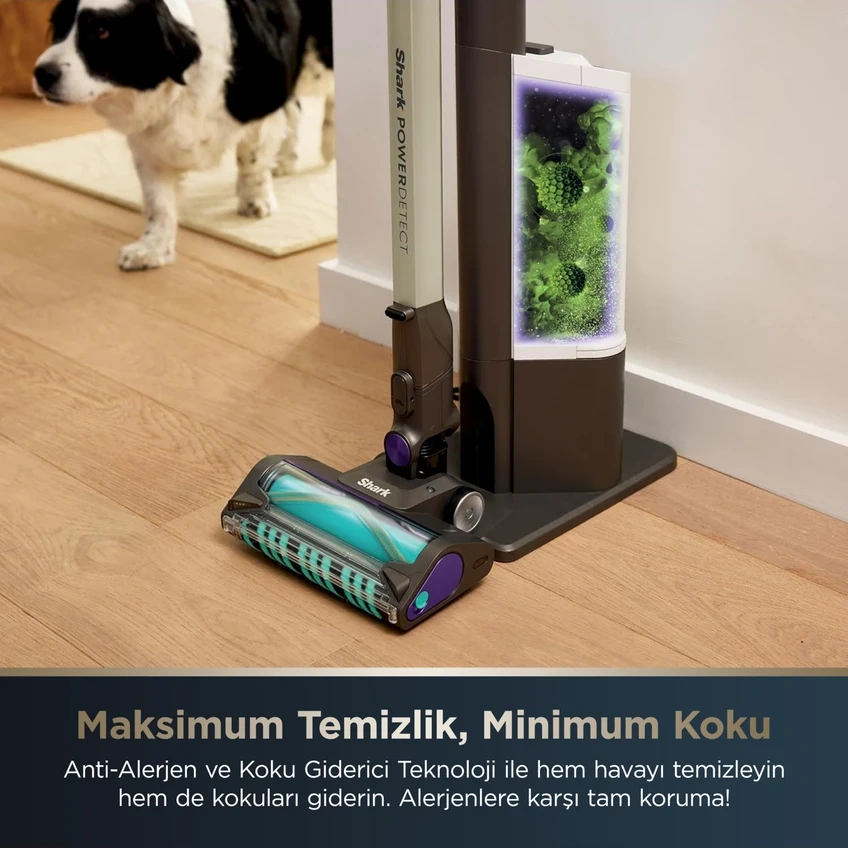 Shark Powerdetect IP3251EUT Clean&Empty Pet  Başlıklı Şarjlı Dikey Süpürge