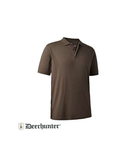 T. Deerhunter Christian Polo Haki Tişört L Kahverengi