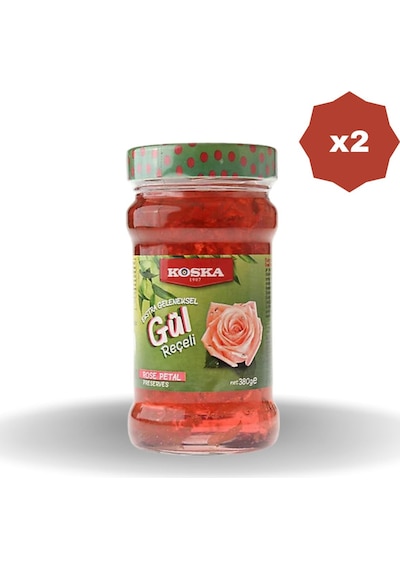 Gül Reçeli 380 Gr - 2 Adet