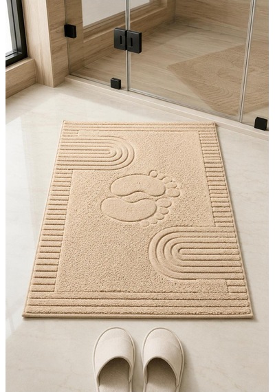 Esila Serisi Camel Renk Ayak Havlusu 50 X 70 Premium Yumuşak Dokulu %100 Organik Pamuk Camel - 891743445 Camel