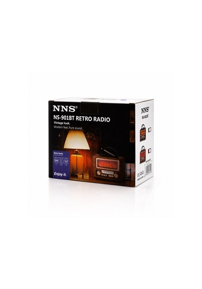 Nss Platoon Ns-901bt Pl-4715 Fm Radyo Retro Speaker Mp3 Usb Şömine İbreli Tf Player Usb Şarjlı