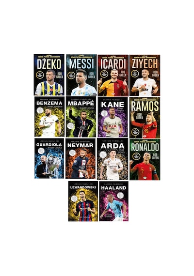 Sahanın Yıldızları - Benim Futbol Kahramanım İcardi Futbolcu Kartı Poster Hediyeli Toplam 14 Kitap