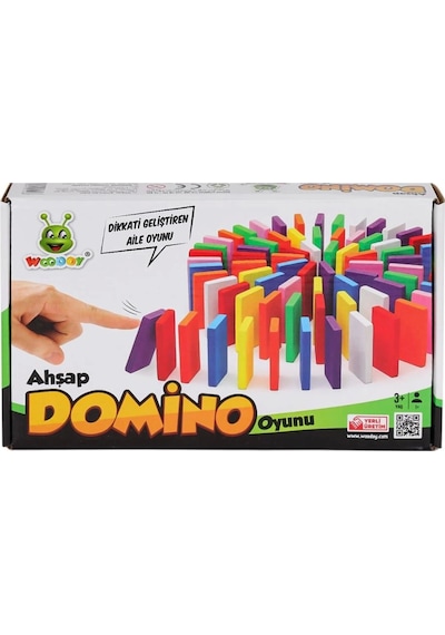 Mey İthalat Kr116 Ahşap Domino Oyunu -karsan Oyuncak