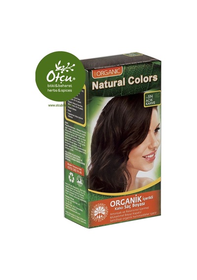 Natural Colors 5N Açık Kahve Organik Saç Boyası (433792920)