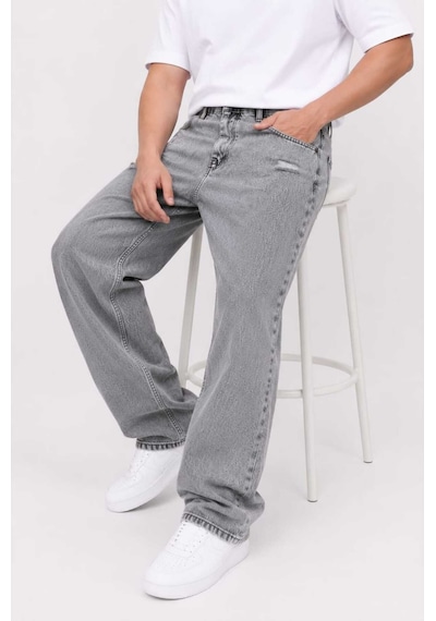 We11eleven Erkek Gri Yıkamalı Bol Paça Jean Pantolon Oversize Baggy Rahat Kesim Kot Pant... Mavi We11eleven Erkek Gri Yıkamalı Bol Paça Jean Pantolon Oversize Baggy Rahat Kesim Kot Pant... Mavi
