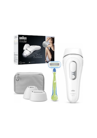 Braun Ipl Silk Expert Pro 3, Evde Tüy Alma, Çanta, Venus Tıraş Makinesi, 2 Başlık İle, Pl3122