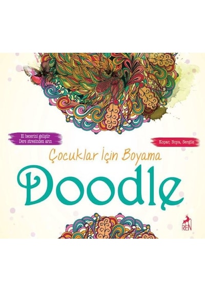 Çocuklar için Boyama: Doodle- Ren Kitap