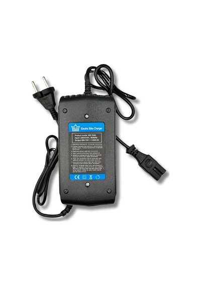 60v 24ah Elektrikli Bisiklet Şarj Aleti 5 Akülü Modellerle Uyumlu Siyah