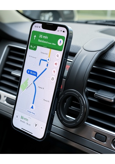Manyetik Araç Telefon Tutucu Yapışkan Tabanlı Uczzzzj12araçtutucu-3 Siyah