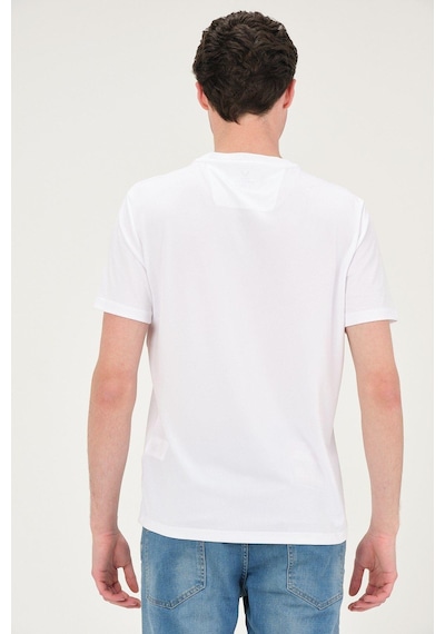Rich Erkek Basic T-shirt Tşört Beyaz