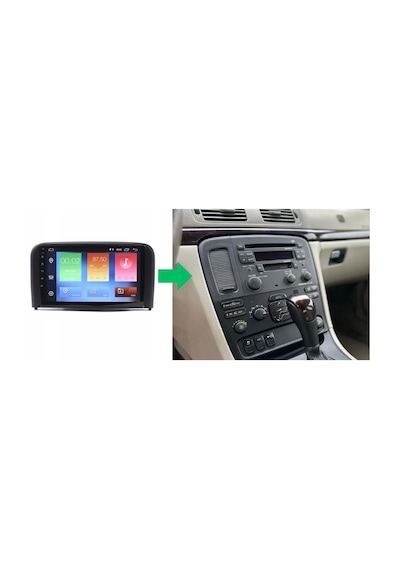 Volvo S80 Android Multimedya Sistemi 4-64 For-x 1999-2006 9"