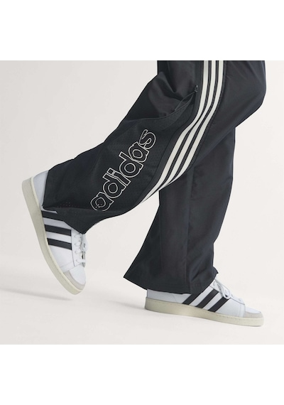 Black Adidas Originals Basketbol Rüzgarlık Eşofman Altı Windbreak Pant Jz6966 Siyah
