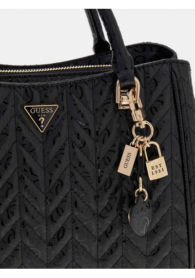 Guess Stacey Girlfriend Kadın Siyah El Çantası Hwgg9741060-bla