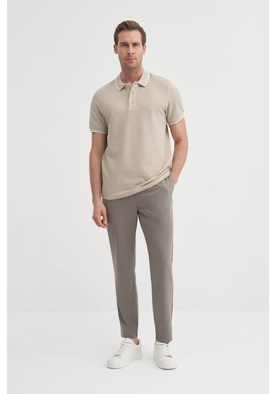 Cazador Erkek Bej Polo Yaka Tshirt 42470