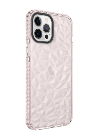 Apple Uyumlu iPhone 12 Pro Kılıf Zore Buzz Kapak Pembe