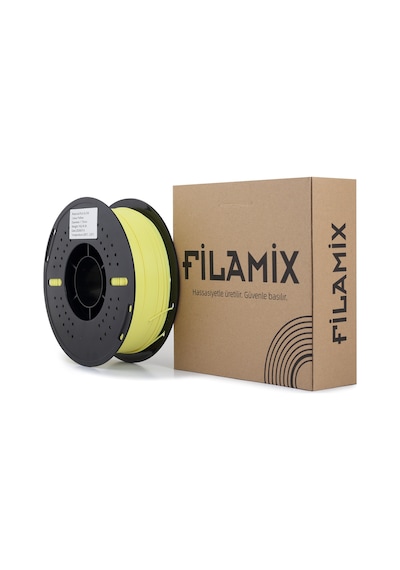 Filamix Pla Glow Sarı Filament 1.75mm 1 Kg