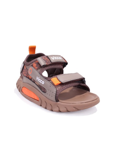 Vicco Konan 332f26y179 Kahve Ortopedik Günlük Erkek Çocuk Spor Sandalet
