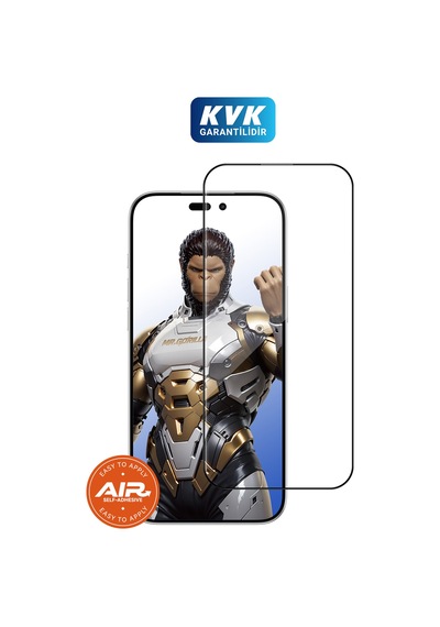 İphone 18 Pro Uyumlu 3d Ar Yansıma Önleyici Kavisli Ekran Koruyucu Cam Kolay Kurulum