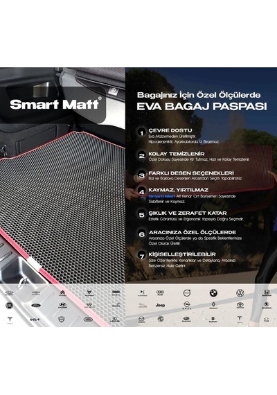 Fiat Egea Cross Hatchback 2020-2025 Uyumlu Araca Özel Bagaj Havuzu