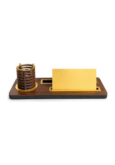 Platinum Ahşap Masa İsimliği 33x11cm Baskısız