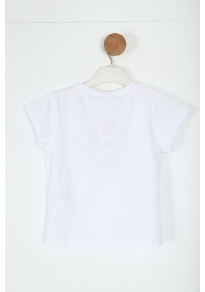 Xo Kids Kız Çocuk Tişort 9ay-4 Yaş 38641 Ekru