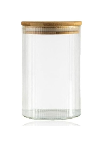 Bambu Kapak, Cam Kavanoz, Kare Kavanoz, 200 Ml Kavanoz, Sızdırmaz Kapak, Baharat Kavanozu, Gıda Saklama, Mutfak Düzenleyici, Çizgili Cam