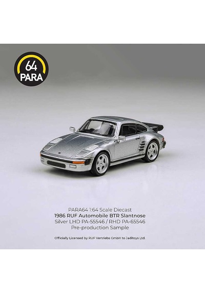 Para64 Porsche Ruf Btr 1986 Slantnose Silver Pa-55546 Çok Renkli