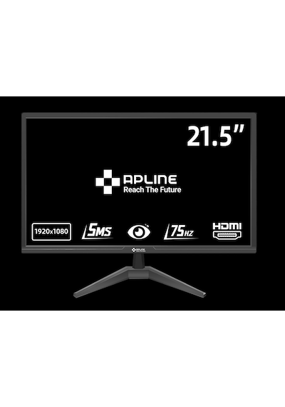 Apline 21.5 75hz.5ms.1920x1080 Full Hd Led Monitör Hdmı+vga