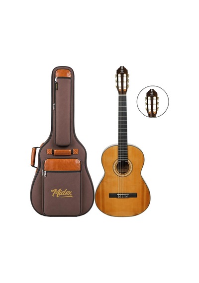 Maxword X51 Profesyonel Masif Ağaç Klasik Gitar Seti Natural 4/4 Üst Segment