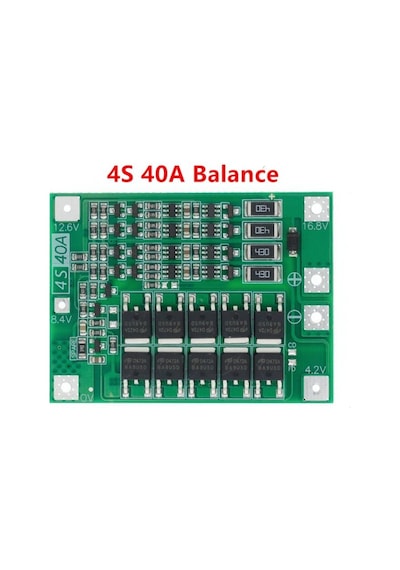 4S 40A BMS 16.8V 18650 Lityum LiPo Pil Şarj Koruma Modülü