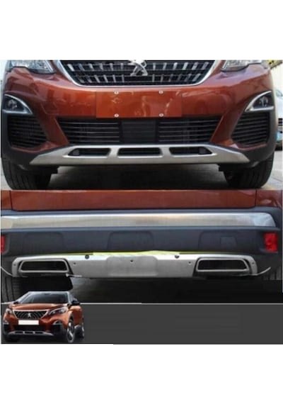 Peugeot 3008 Ön Arka Tampon Koruyucu Difüzör  2016-2019