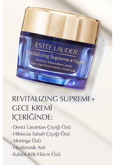 Estee Lauder Gece Kremi - Revitalizing Supreme+ Night  Nemlendirici Krem 2X Konsantre ül 50 ML