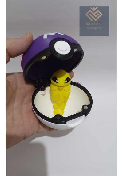 Pokemon Master Poke Topu Hareketli Kakuna Hediyeli