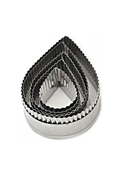 Volovan Metal Set 6 Parça - Damla Tırtıklı