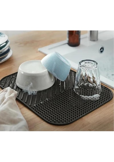 Mainshop aymaz Bulaşıklık Çok Amaçlı Mat Antrasit Renk