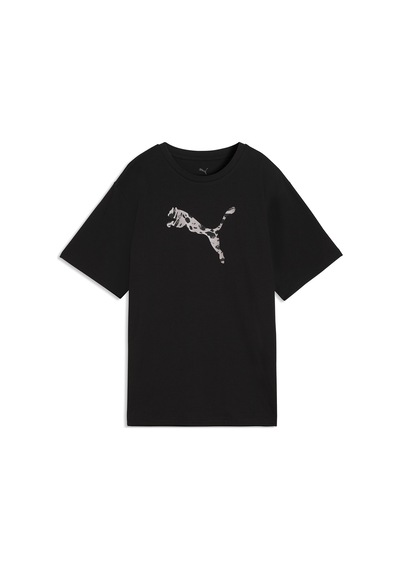 Puma Essential Graphic Animal Kadın Siyah Günlük Stil T-shirt 69182101