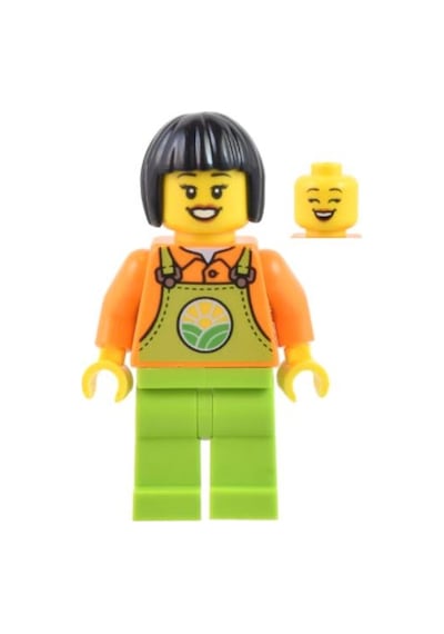 Lego Minifigür Farmer Female Cty1444