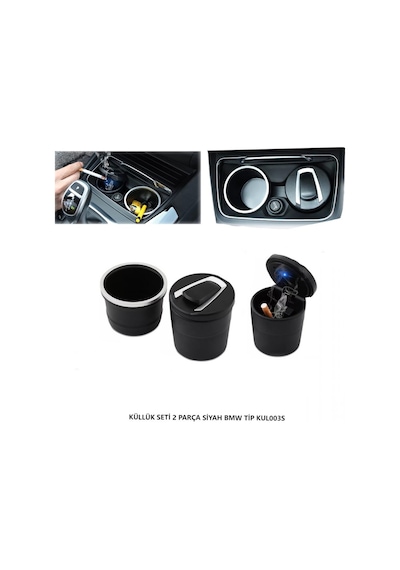 Küllük Seti 2 Parça Siyah Bmw Tip