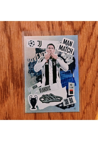 Topps Match Attax Dusan Vlahovic Dijital İmzalı Oyun Kartı 412
