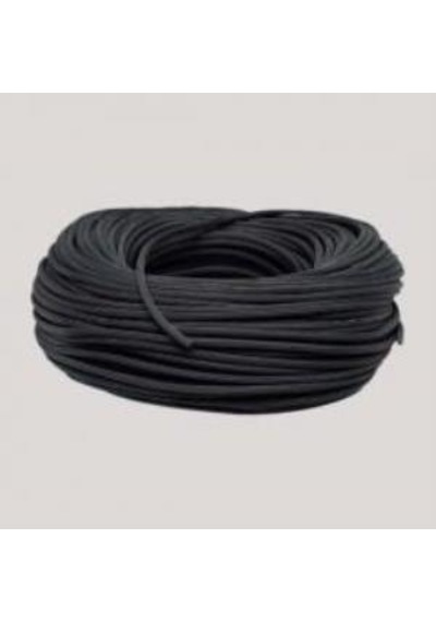 Sineklik Fitil 5 Mm 100 Metre Siyah