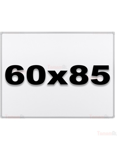 60X85 (Kaliteli) Akyazı Duvara Monte Laminat Beyaz Yazı Tahtası