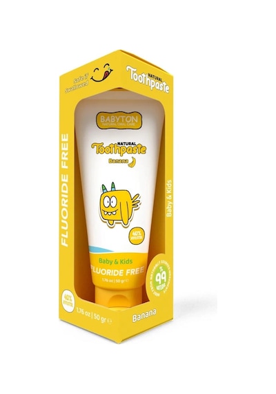 Mey İthalat Organik Doğal Muz Aromalı Diş Macunu 50 Gr