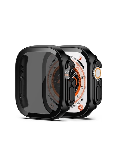 Apple Uyumlu  Watch Ultra 49mm Sert Pc Kasa Ve Privacy Ekran Koruyucu Zore Watch Gard 23