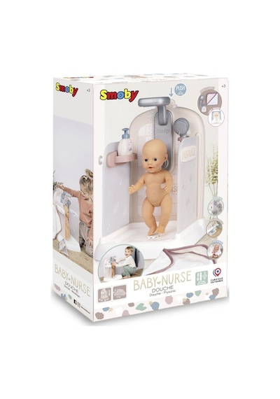 7600220382 Smoby Baby Nurse Bebek Duş Oyun Seti +3 Yaş