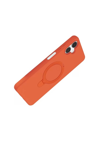 Newface Samsung Galaxy A06 Regal Magsafe Standlı Kapak - Turuncu