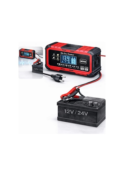 Auhma Aoc22 Akü Şarj Ve Onarım Cihazı - 12v 15a-24v 8a Otomatik Seçim Dijital Ekran